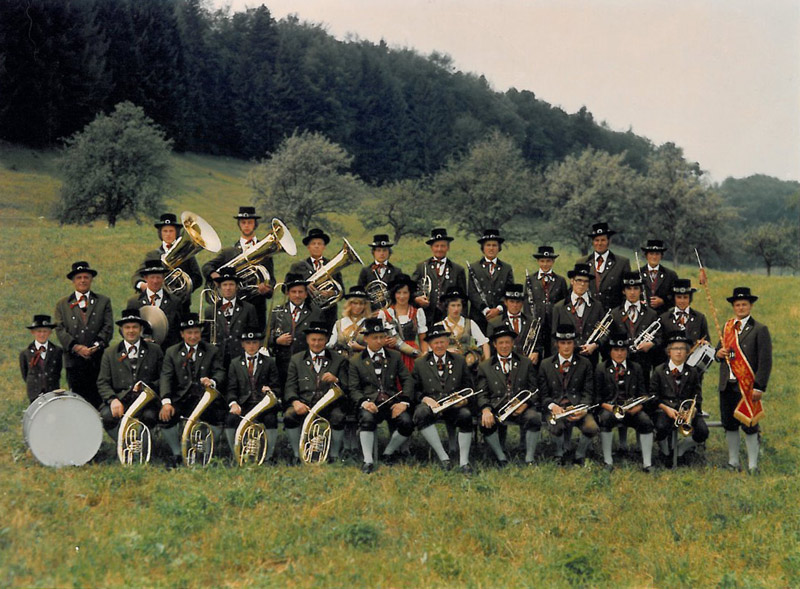 Musikkapelle Hof-Plainfeld 1976
